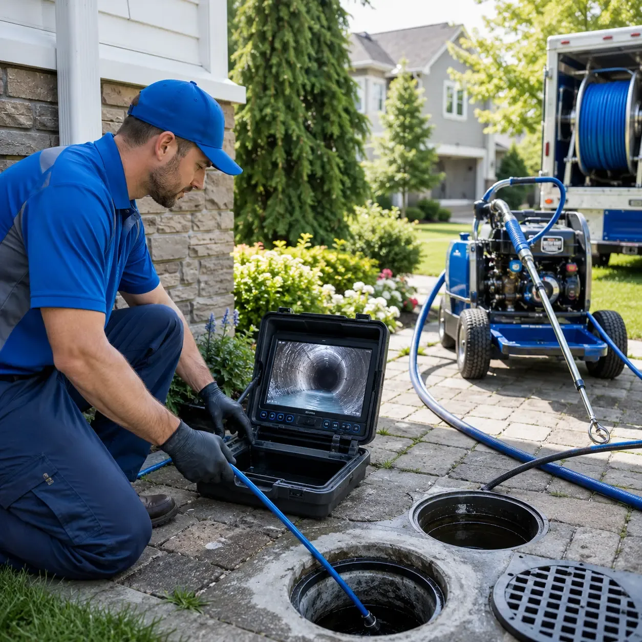 Outdoor drain cleaning professionals serving Carrollton, VA